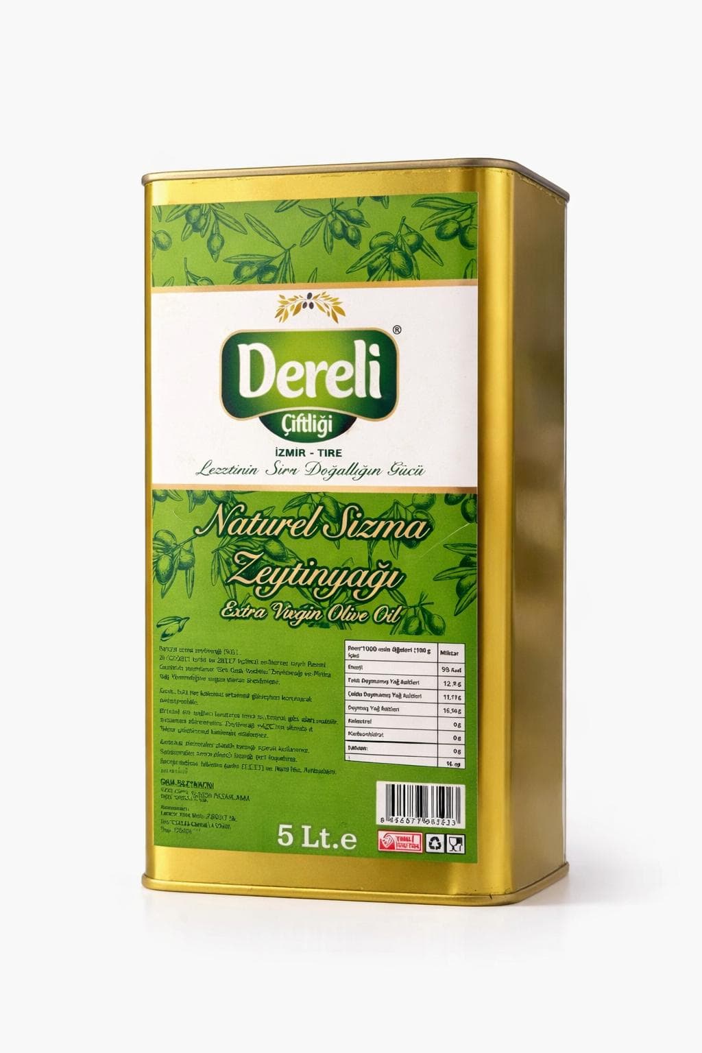 Dereli Çiftliği Natürel Sızma Zeytinyağı